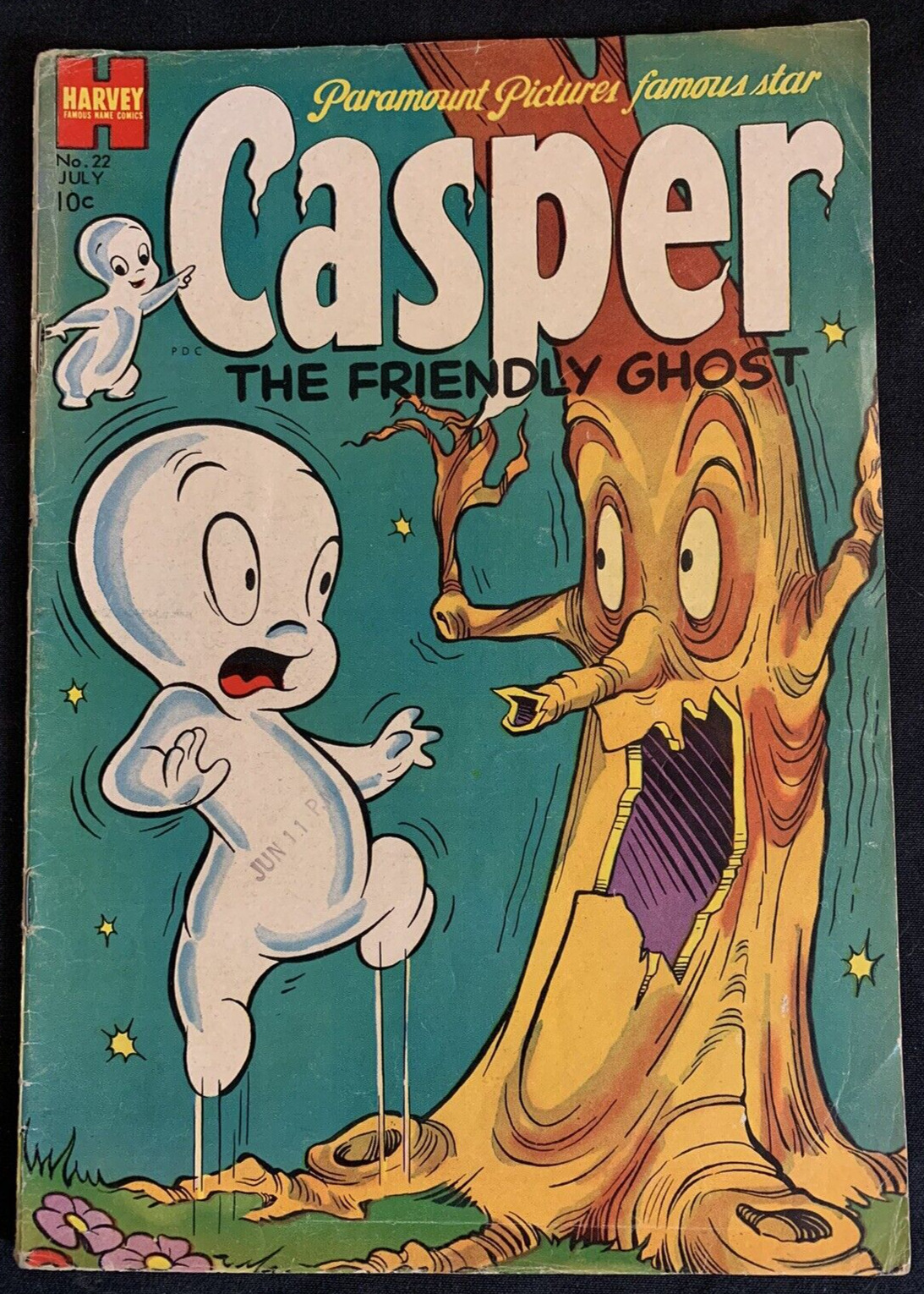 CASPER THE FRIENDLY GHOST #22 1954 HARVEY Comics Estate Sale Original Owner