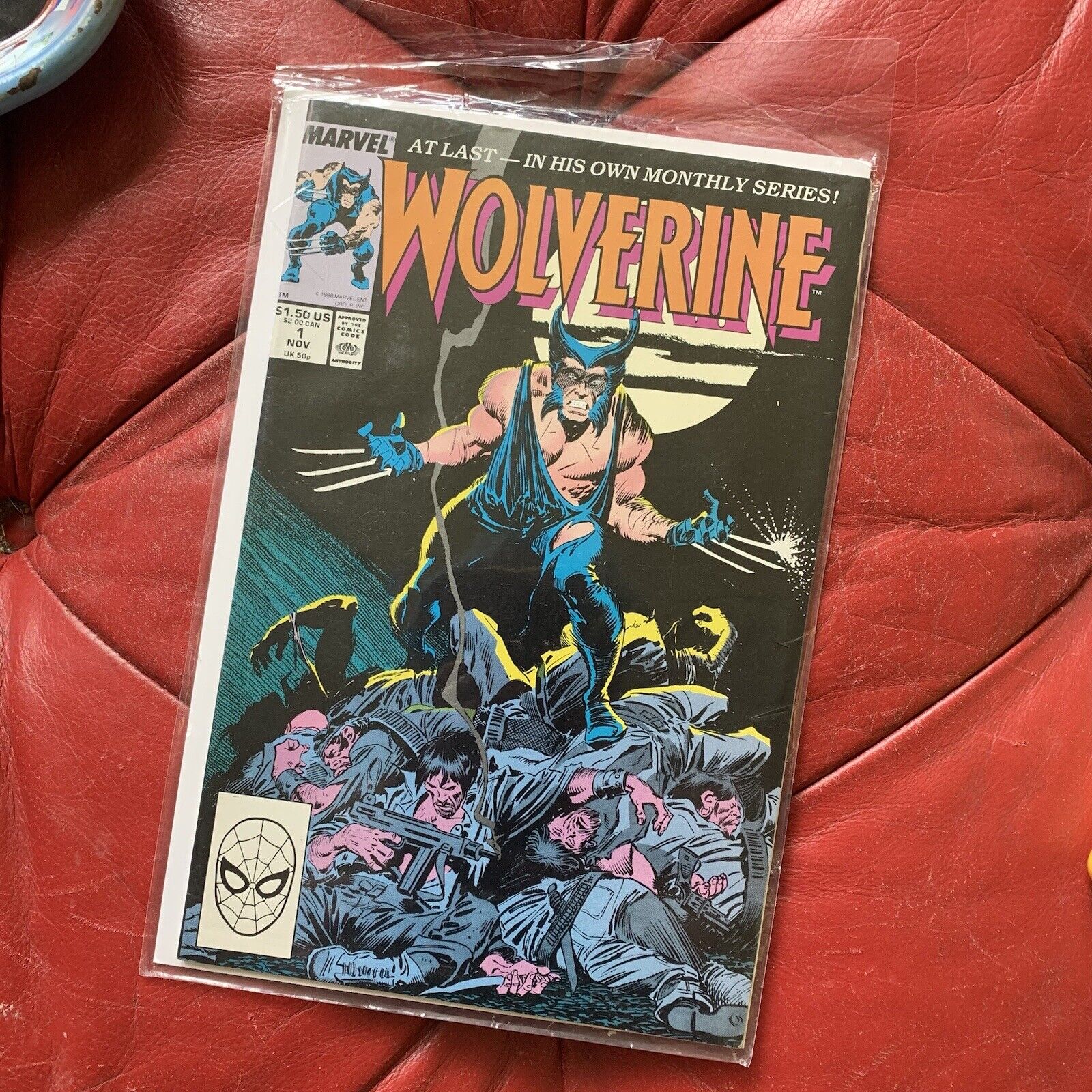 Wolverine #1 At Last In His Own Monthly Series, Marvel Comics Nov 1988 - Sealed