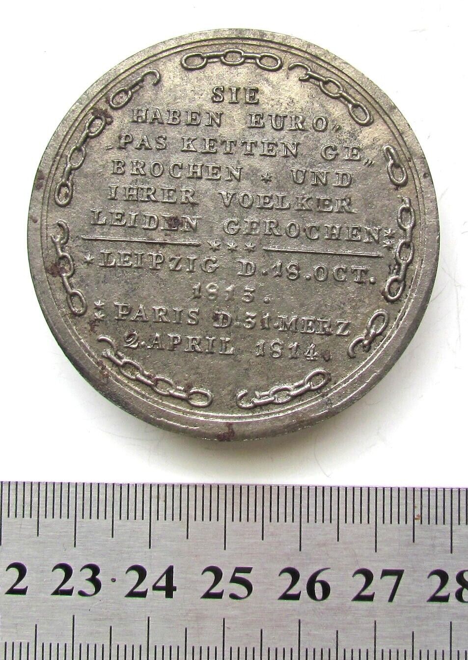 Germany iron Commemorative medal for the Battle of Leipzig 1814