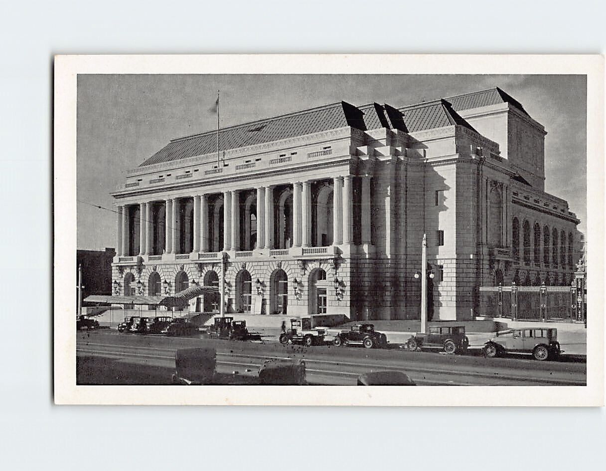 Postcard War Memorial Opera House San Francisco California USA
