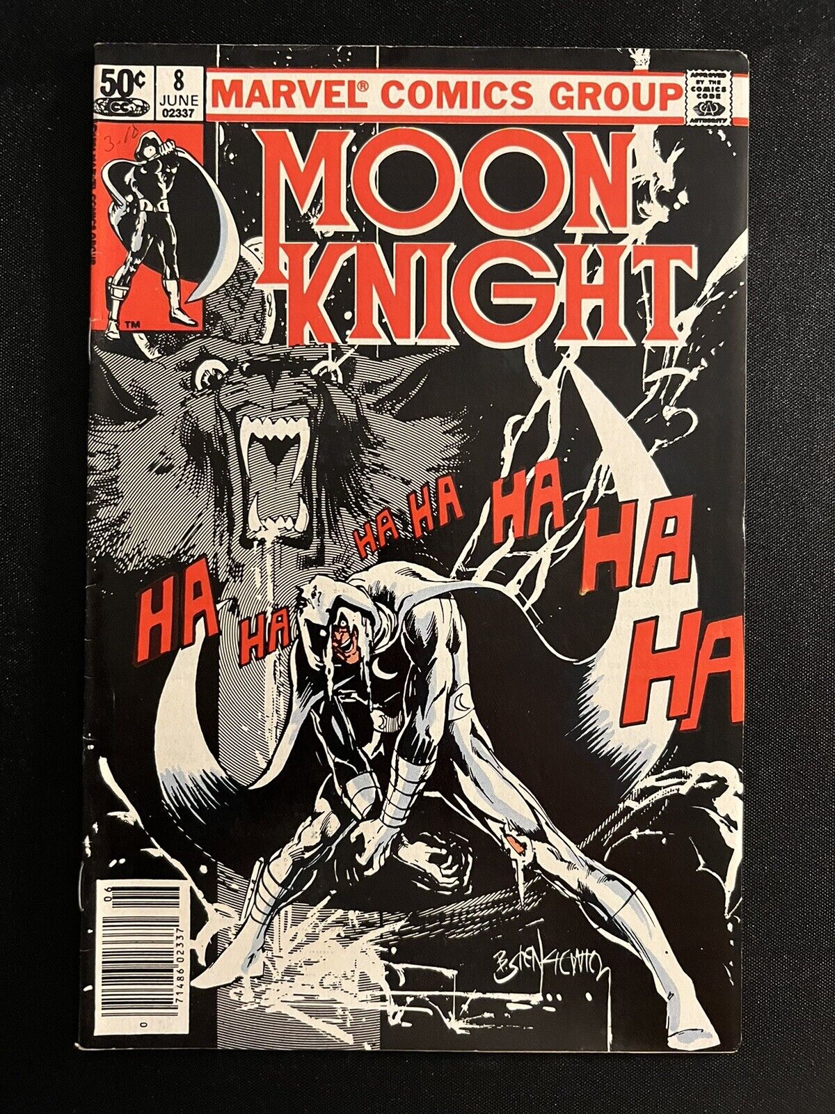 Moon Knight #8 Newsstand - Bill Sienkiewicz Cover Marvel Bronze Age 1981 (6.0)