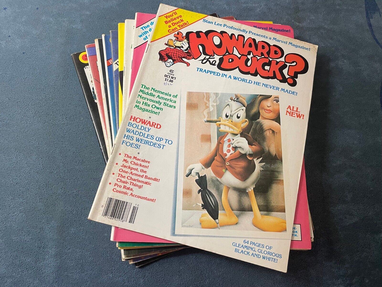 Howard the Duck Magazine #1-9 1979 Marvel Comics Complete Set Mid High Grades