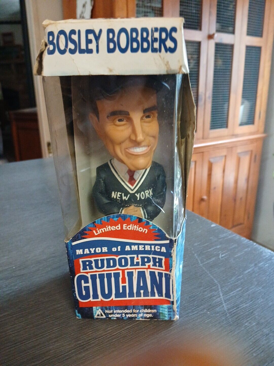 Rudy Giuliani - Bobble Head Bosley Bobbers 2001, Limited Edition New In Box