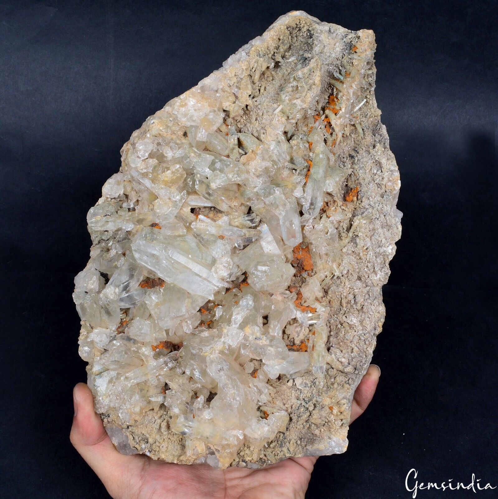 4.7Kg Natural Quartz Geode Crystal Healing Mineral Gemstone Rough Raw Specimen