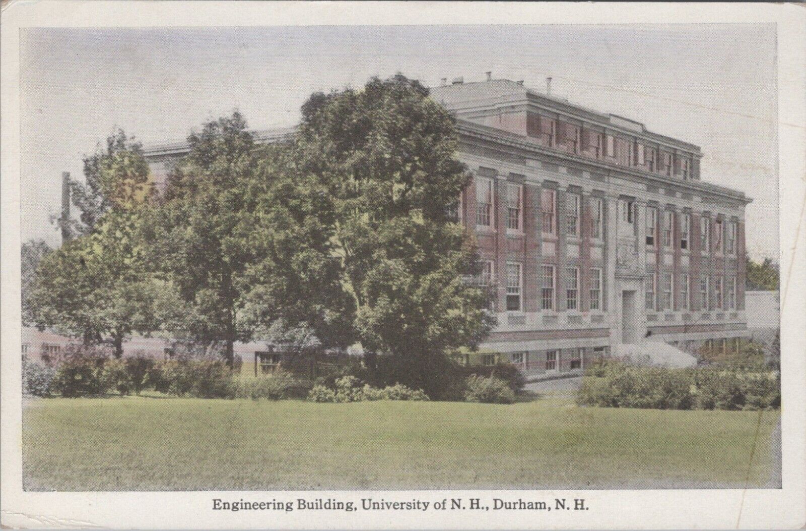 New Hampshire University of NH Engineering Building Durham Postcard