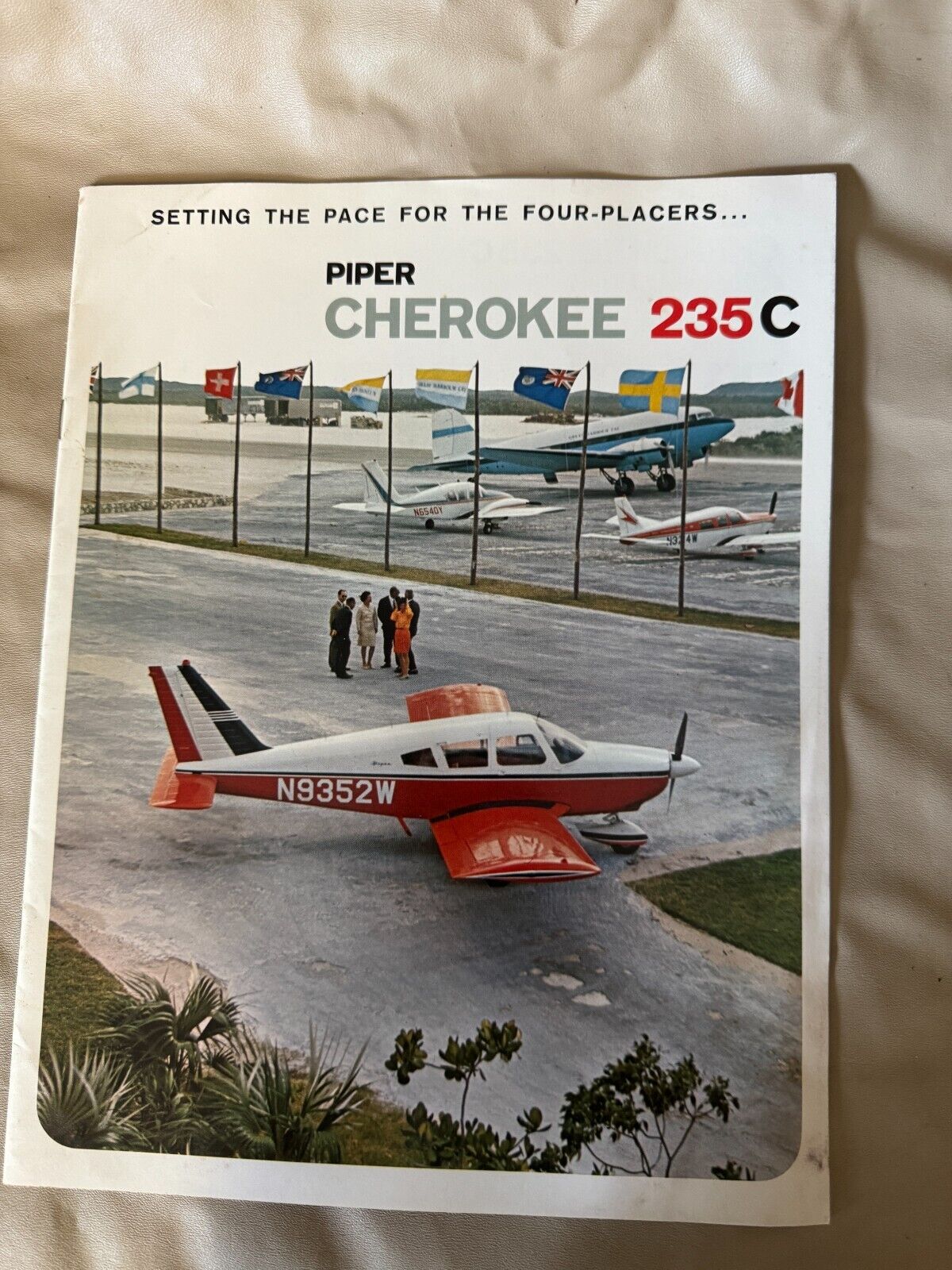 1968 Piper Cherokee 235C Vintage Original Sales Brochure