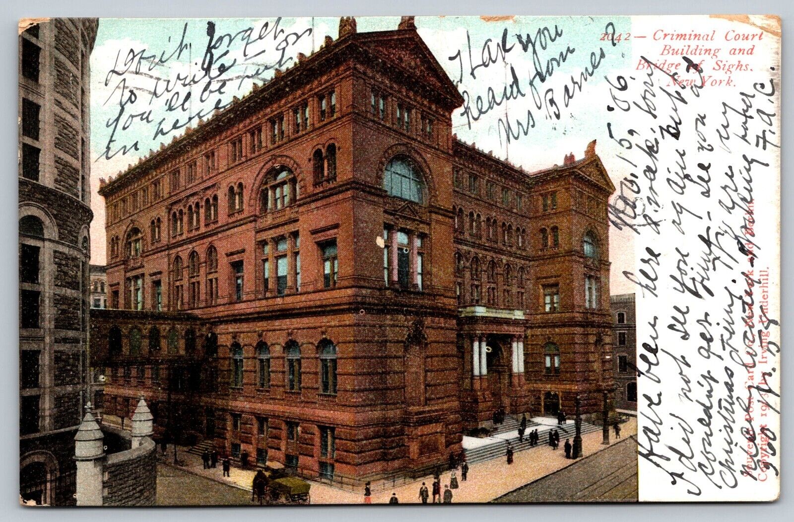  Criminal Court Bldg. & Bridge of Signs, NYC Postcard