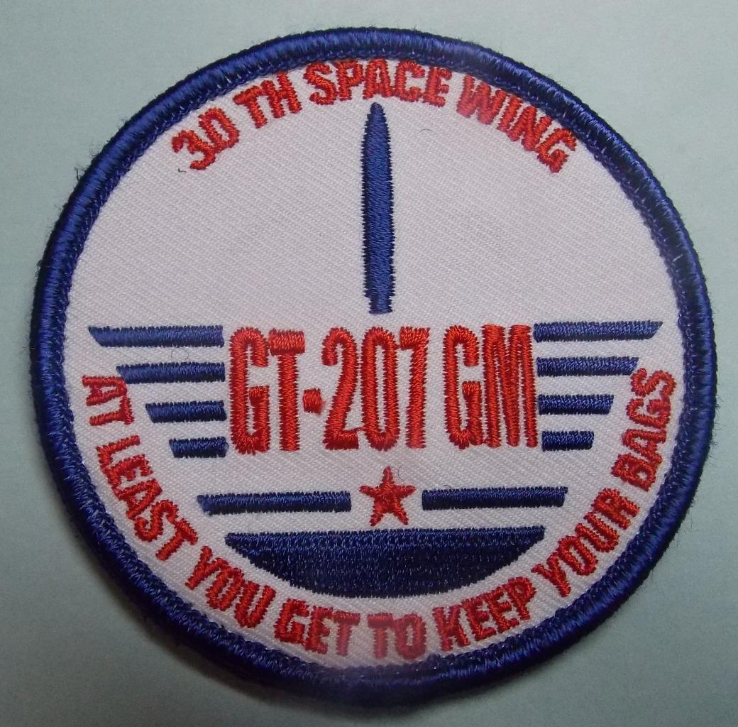MINUTEMAN GT-207 GM 30TH SW PATCH AT LEAST YOU GET TO KEEP YOUR BAGS