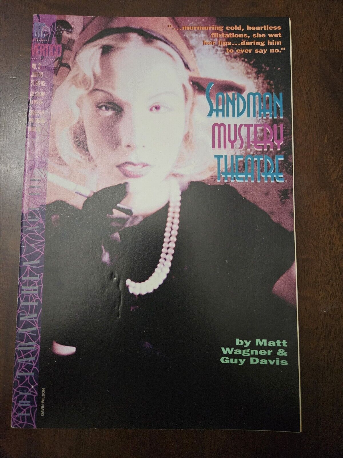 Sandman Mystery Theatre #3 DC/Vertigo 1993 F Matt Wagner Guy Davis 1st print