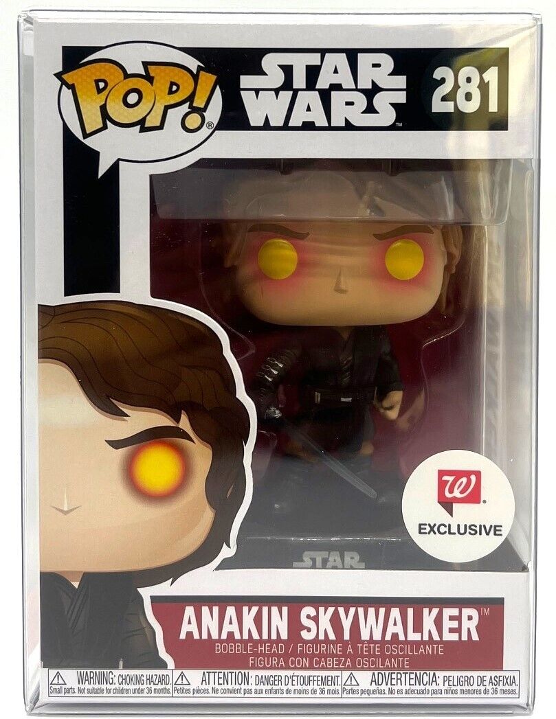 Funko Pop Star Wars Anakin Skywalker #281 Walgreens Exclusive with Protectors
