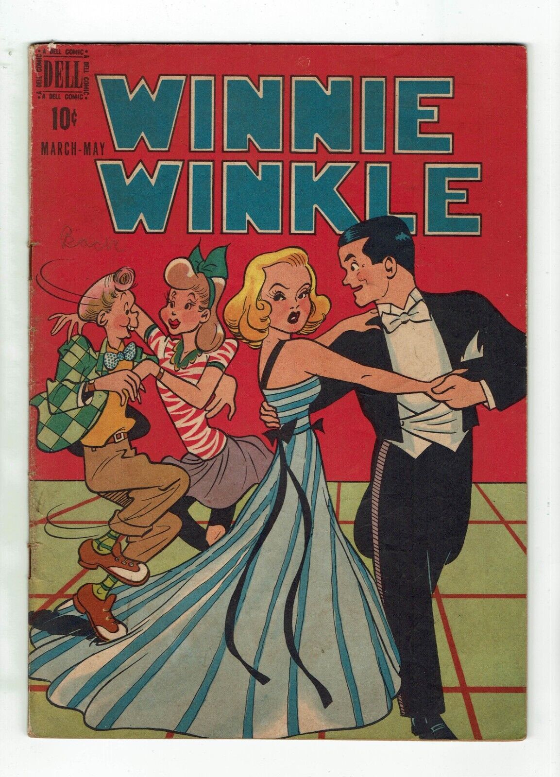Winnie Winkle #1 Dell Comics Golden Age Very Good 1948