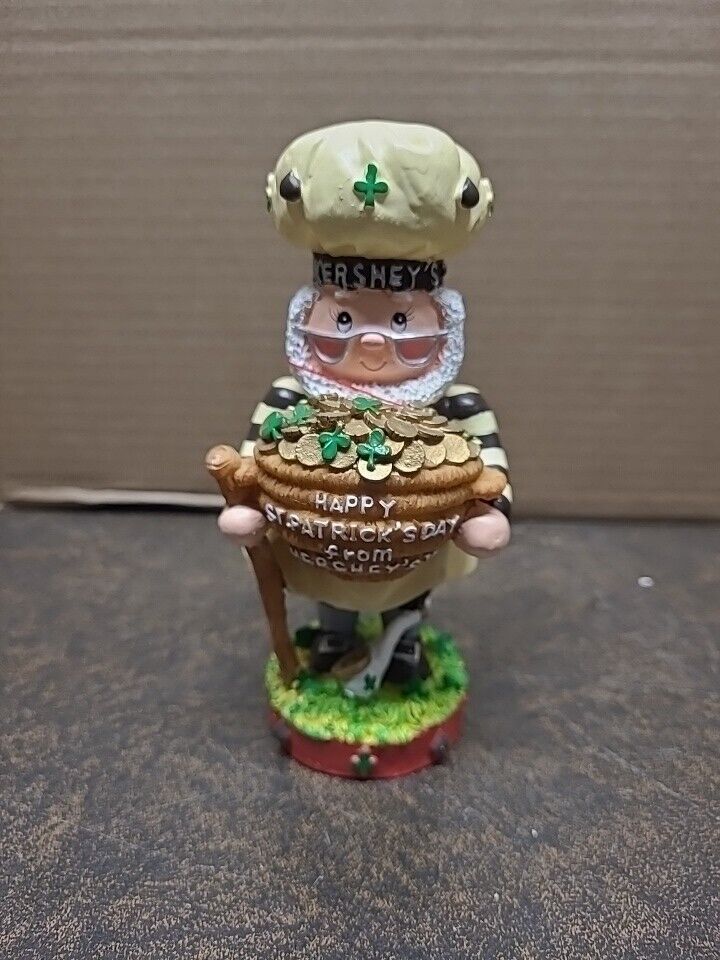 Hershey\'s St. Patrick\'s Day Vintage figure. Rare Kurt Adler Chocolatier Elf  GB1