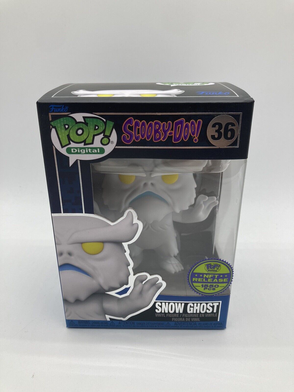 Funko Digital Scooby Doo - Snow Ghost #36 - Legendary LE 1550 - Slightly DAMAGE