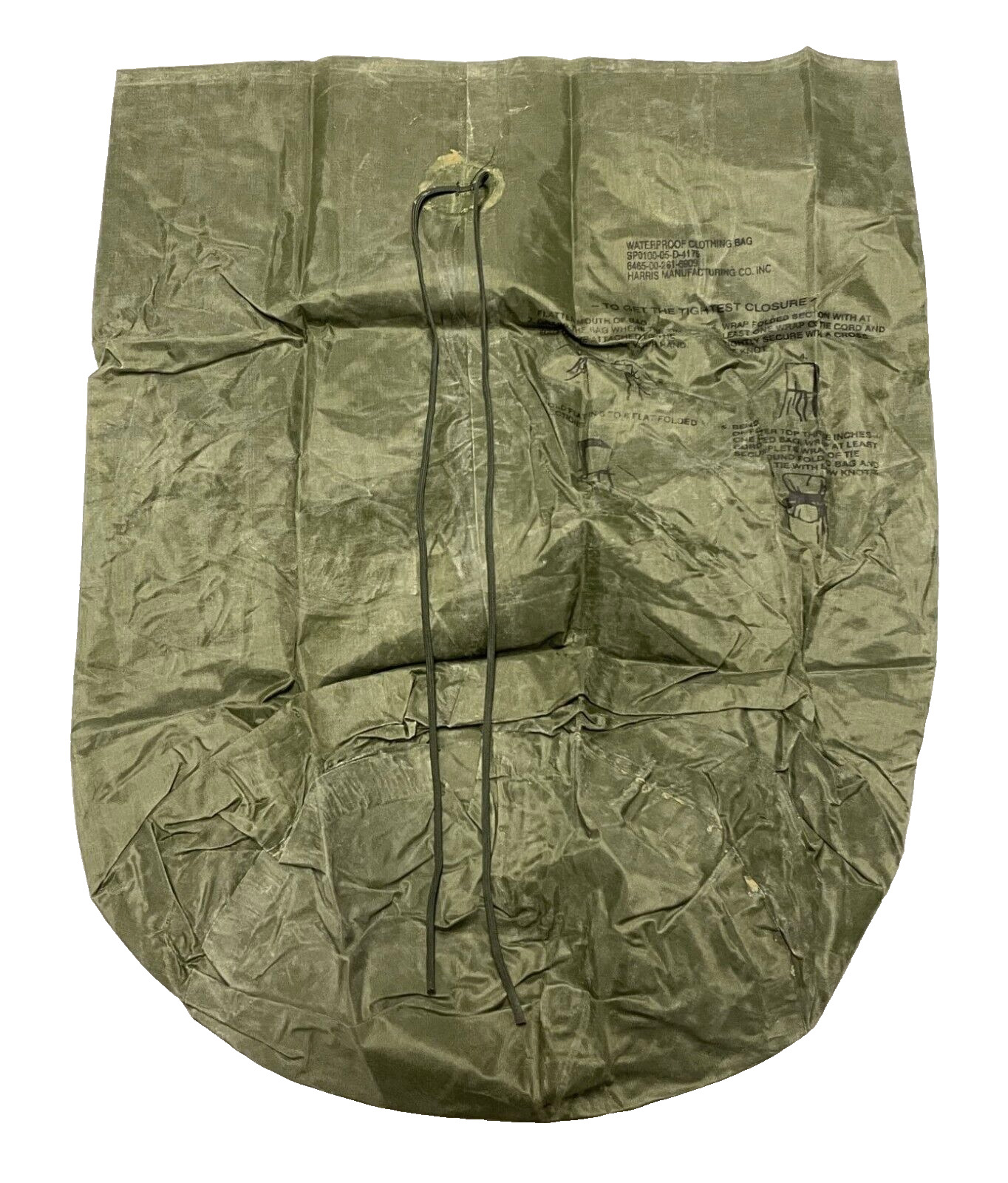 NEW USGI Military WATERPROOF WET WEATHER LAUNDRY BAG Clothing Gear Bag