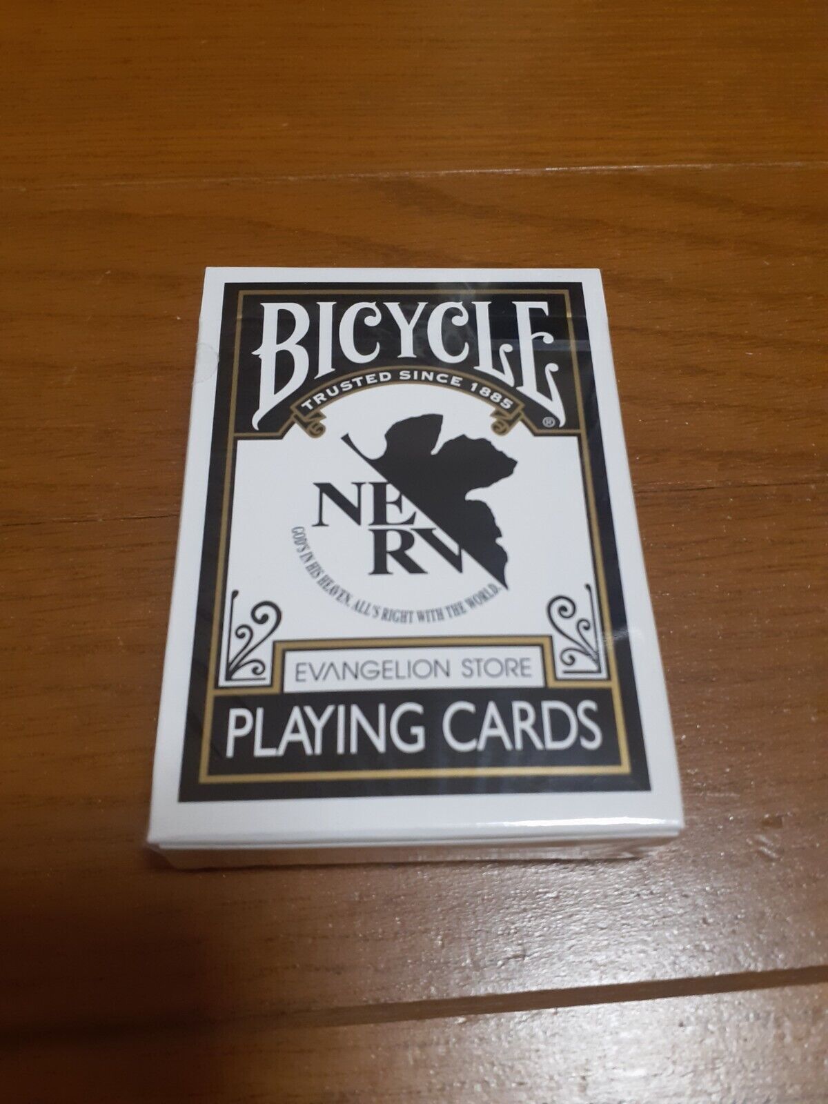 EVANGELION x BICYCLE NERV Playing Cards Japan New Eva Store Original