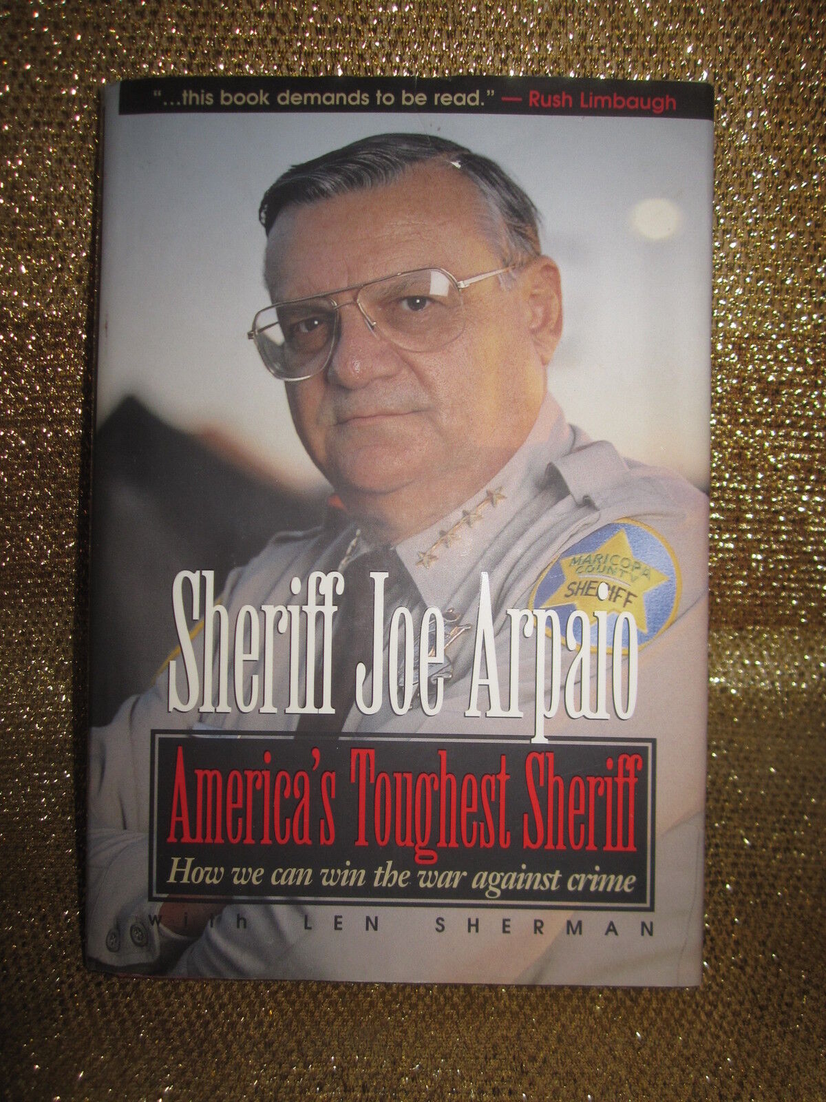 Arizona Sheriff Joe Arpaio Book Signed Autograph Signed