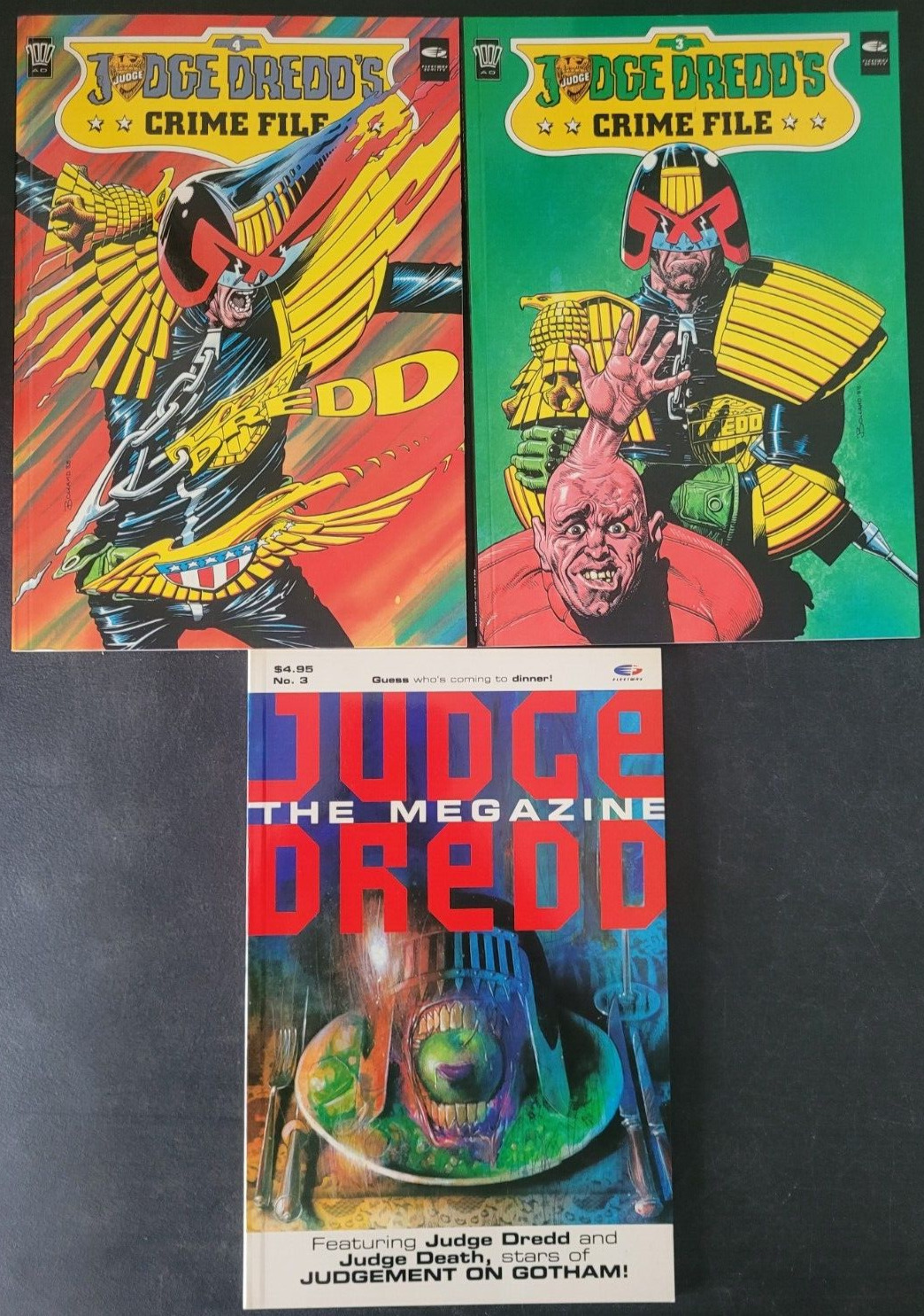 JUDGE DREDD SET OF 46 ISSUES (1984) DC/EAGLE/FLEETWAY COMICS JUDGE ANDERSON