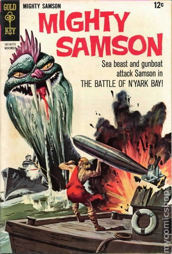 Mighty Samson #12 VG 1967 Stock Image Low Grade