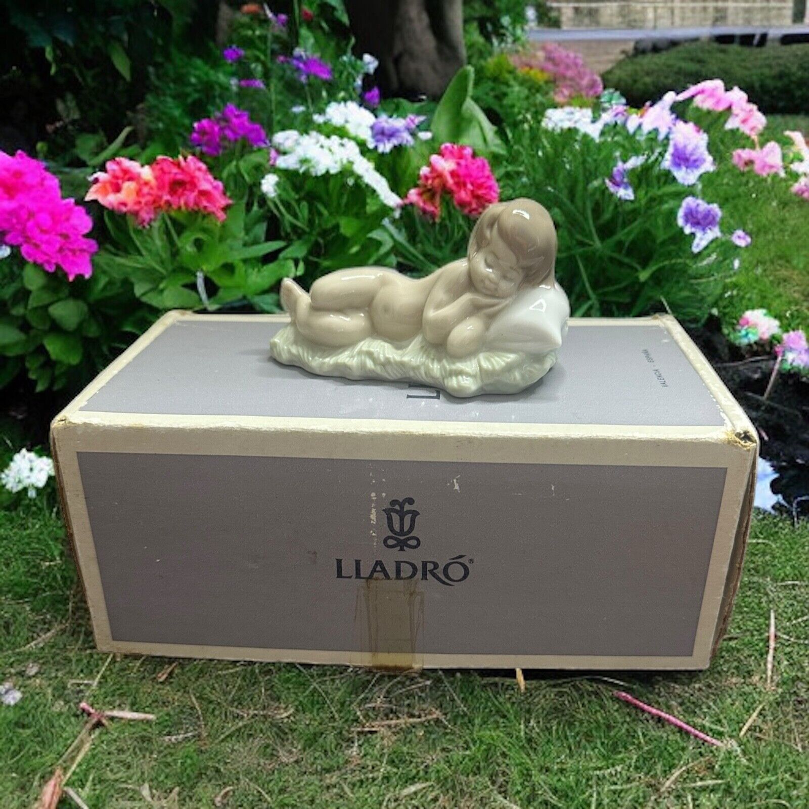 Lladro Baby Jesus Figure Vintage 04670 Nino Bellen With Original Box
