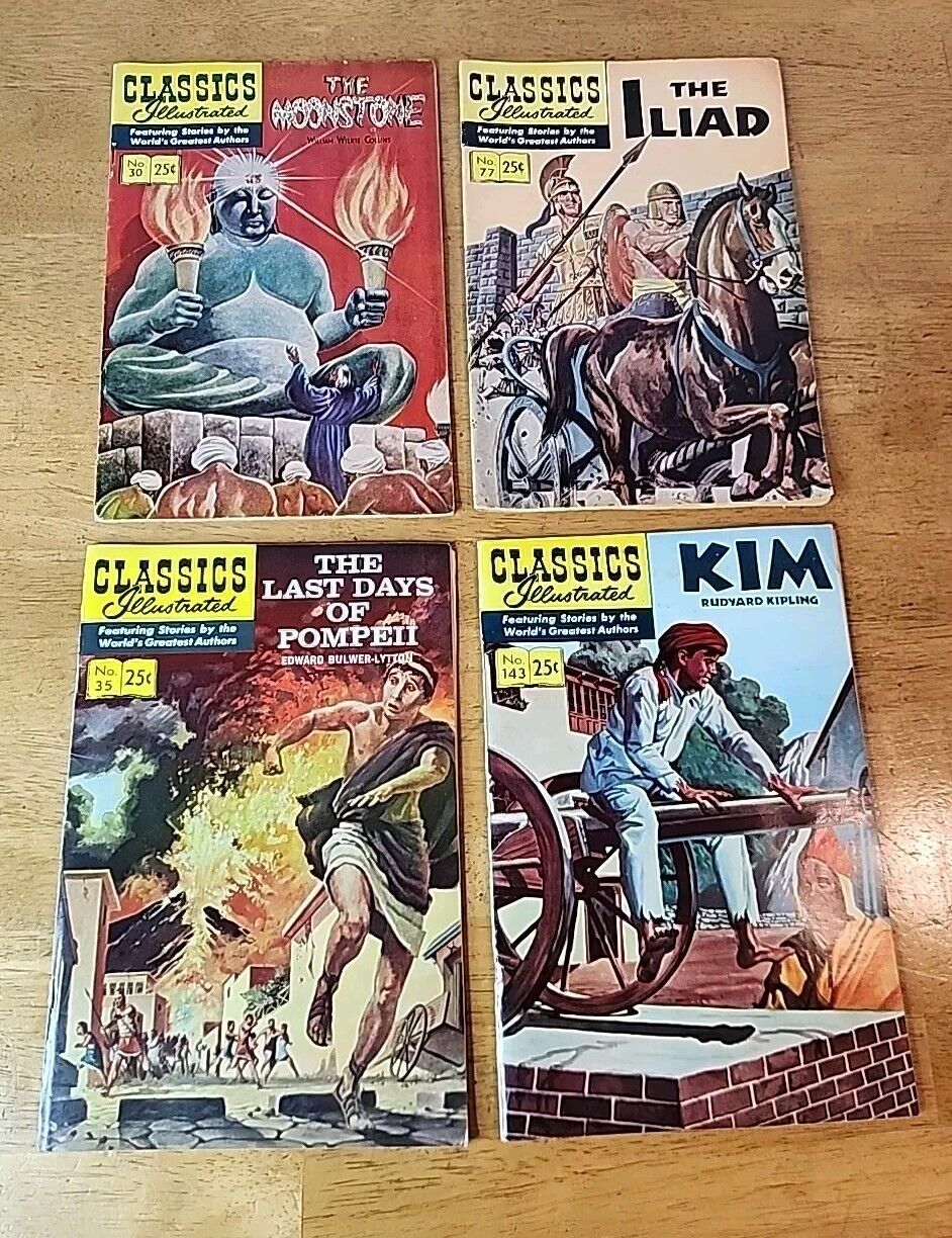 1970s CLASSICS ILLUSTRATED COMIC BOOK LOT