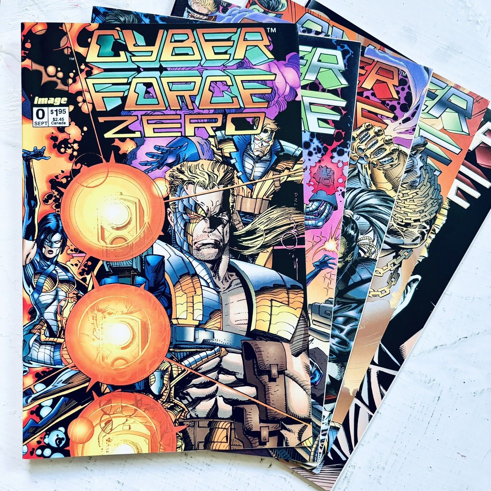 CYBER FORCE #0-4 || 1st Series || Complete || Marc Silvestri || Image || 1992