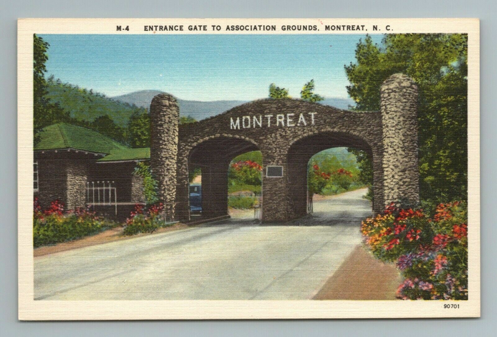 Entrance Gate To Association Grounds, Montreat, North Carolina, Postcard