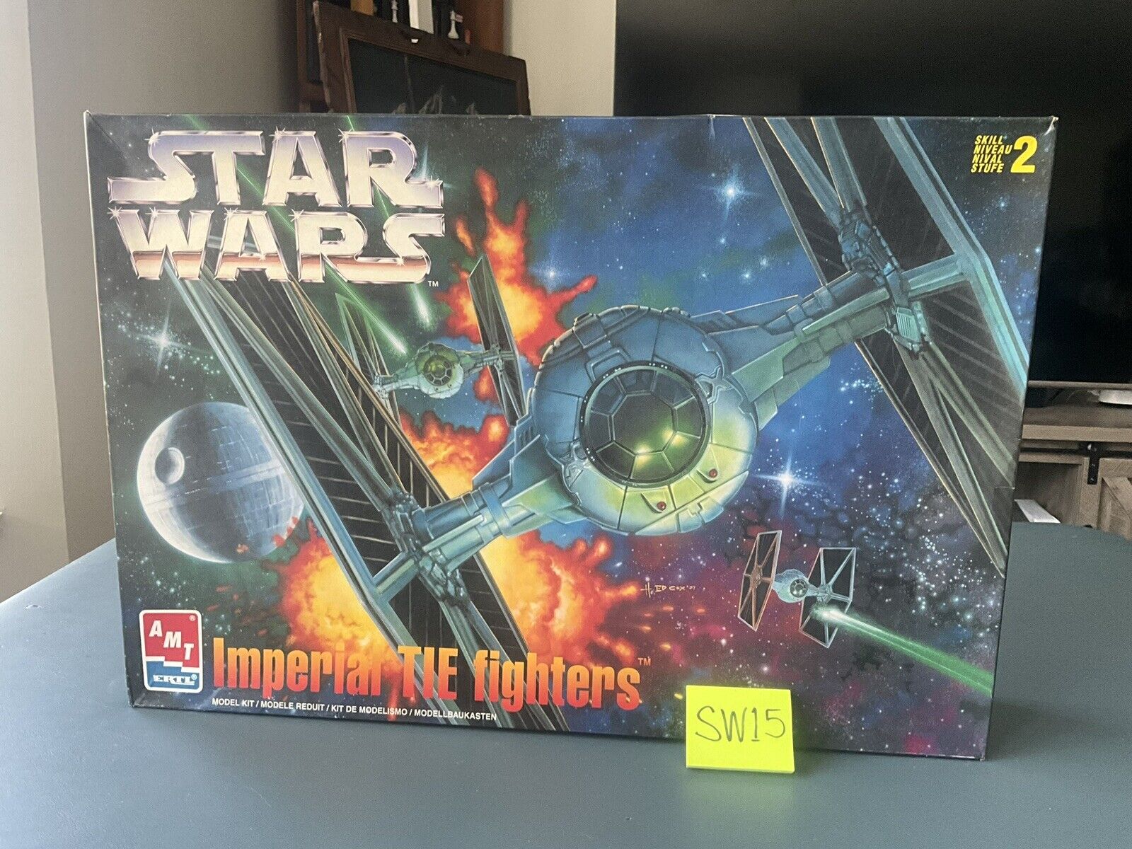AMT / ERTL STAR WARS IMPERIAL TIE FIGHTER #8438 MODEL SEALED CONTENTS