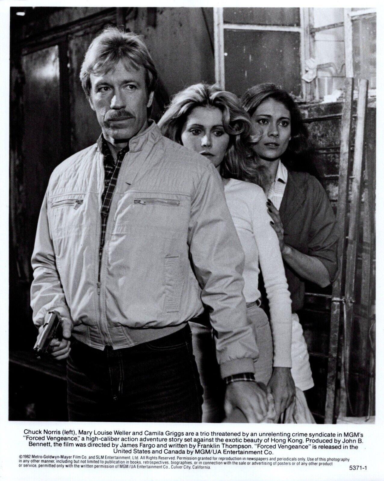 Camila Griggs + Chuck Norris + Mary Louise Weller (1982) 🎬⭐ MGM Photo K 467
