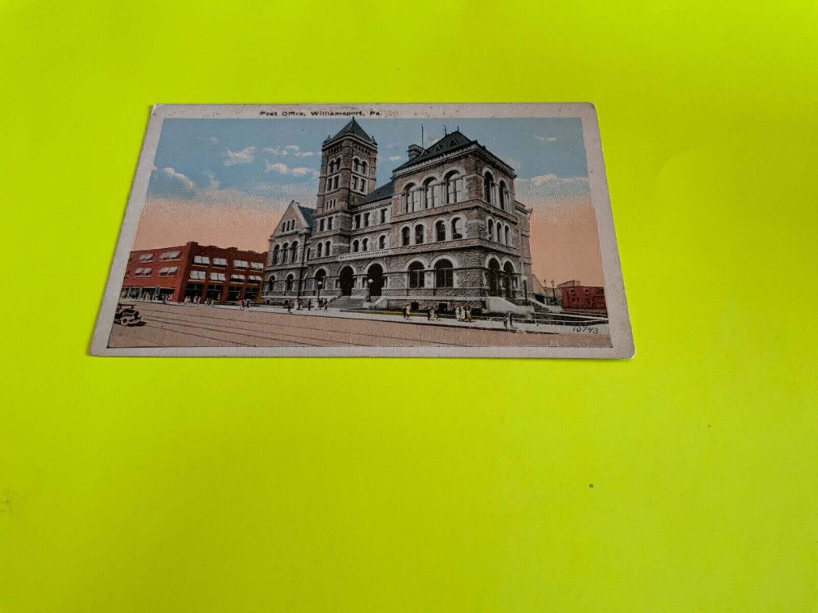 Williamsport, Pa. ~ Post Office - Antique Postcard