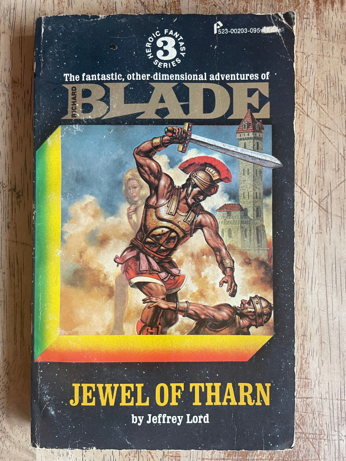 RICHARD BLADE #3 Jewel Of Tharn 1973 Jeffrey Lord Lyle Kenyon Engel