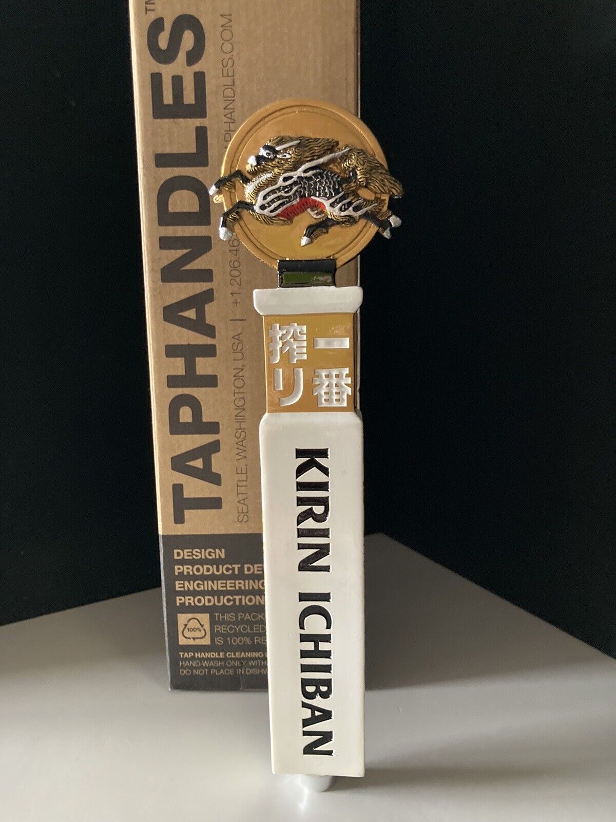 ✅ New Kirin Ichiban Japanese Tall  Dragon Beer  Tap Handle Bar Kegerator Lot K1