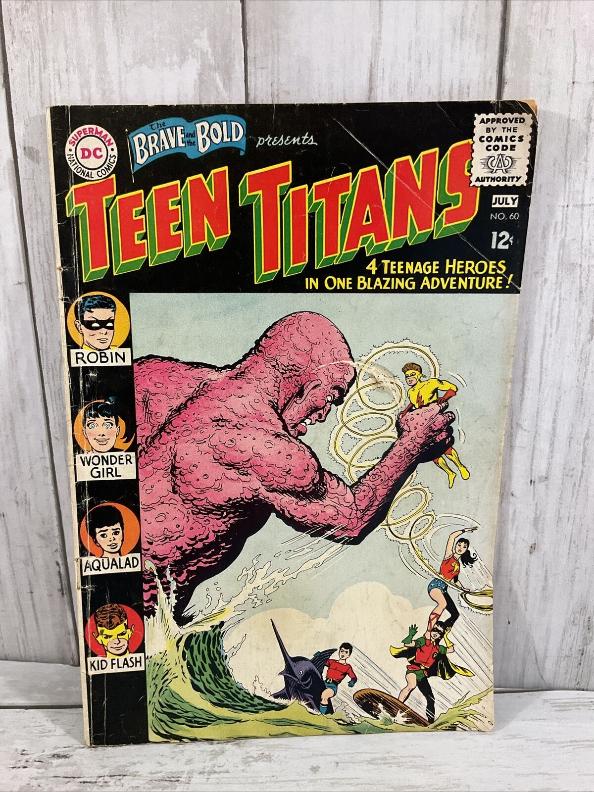THE BRAVE AND THE BOLD #60 2nd TEEN TITANS, FIRST WONDER GIRL KEY DC SILVER AGE