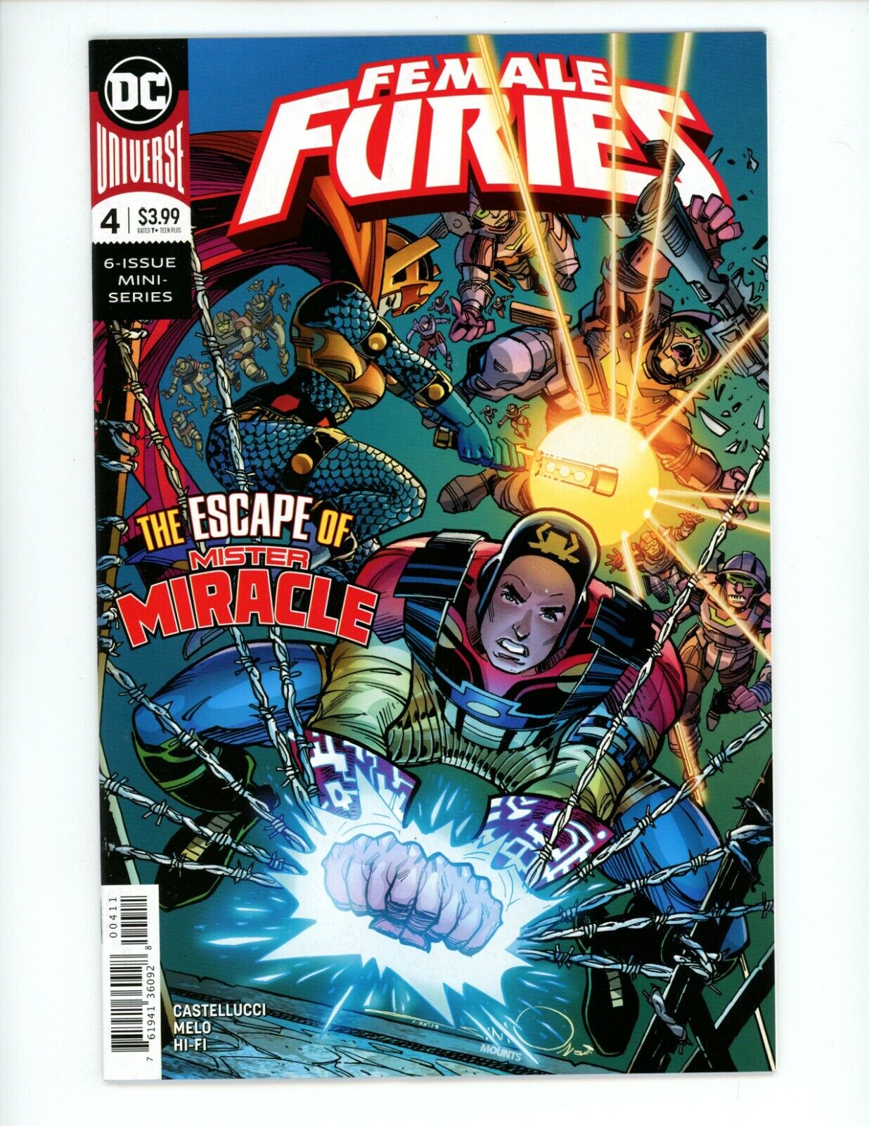 Female Furies #4 Comic Book NM- 2019 Big Barda Aurelie Mad Harriet DC Universe