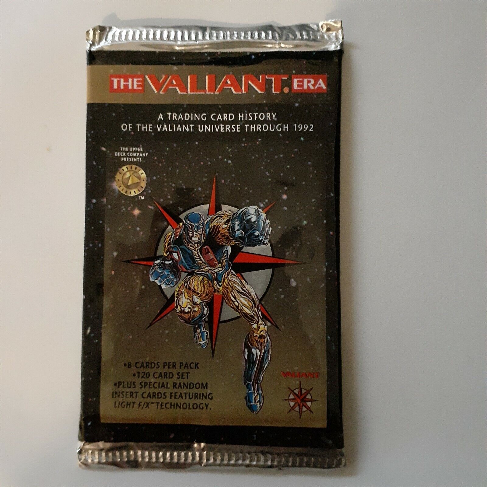 Vintage 1993 The Valiant Era Upper Deck Trading Card Pack, Sealed, 