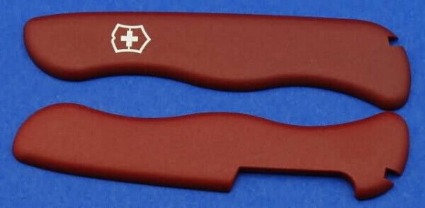 Pre-Owned Victorinox Swiss Army Knife 111mm HANDLE 2 Piece KIT in RED