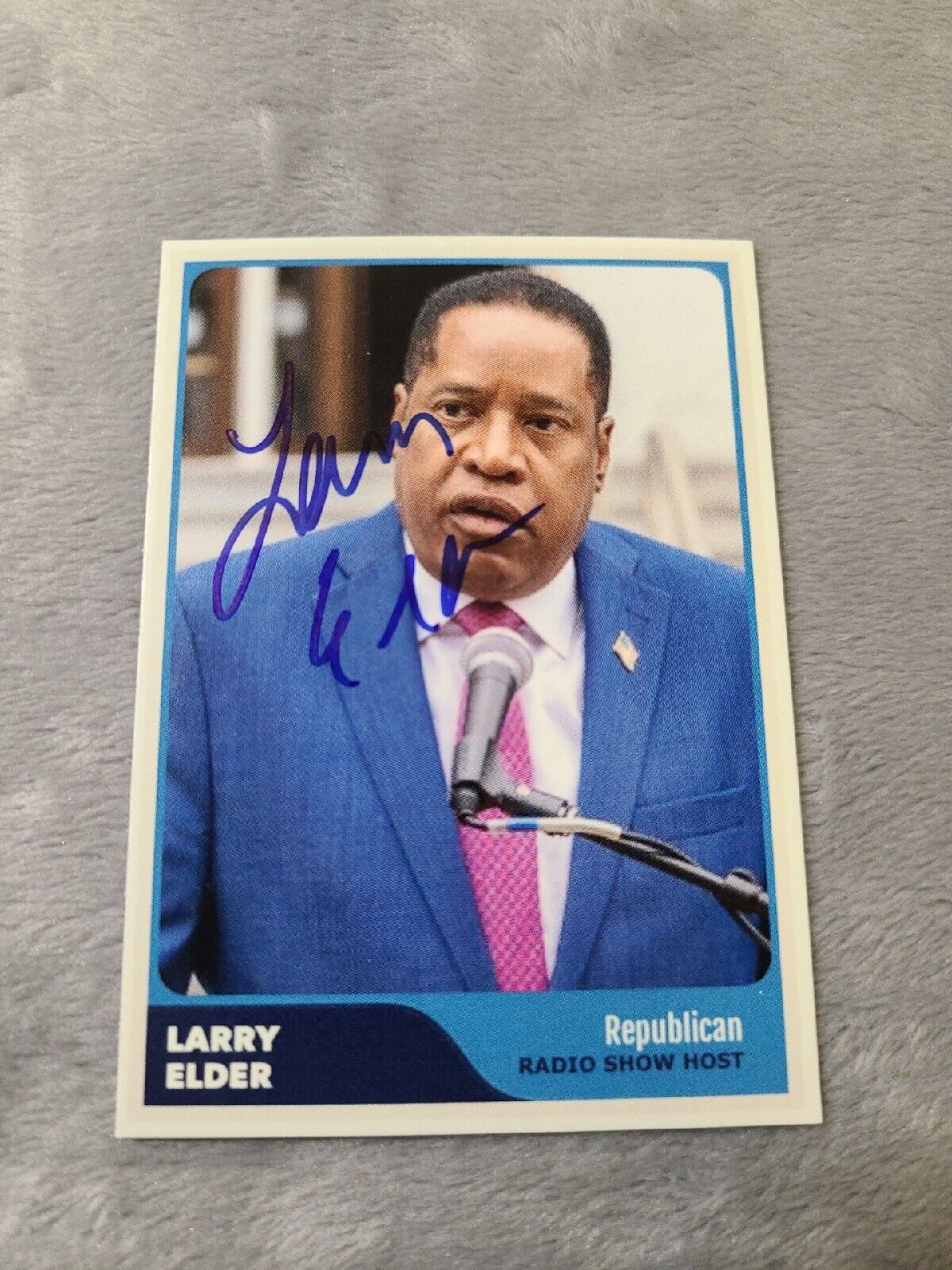Larry Elder Signed Card 2024 Presidential Candidate
