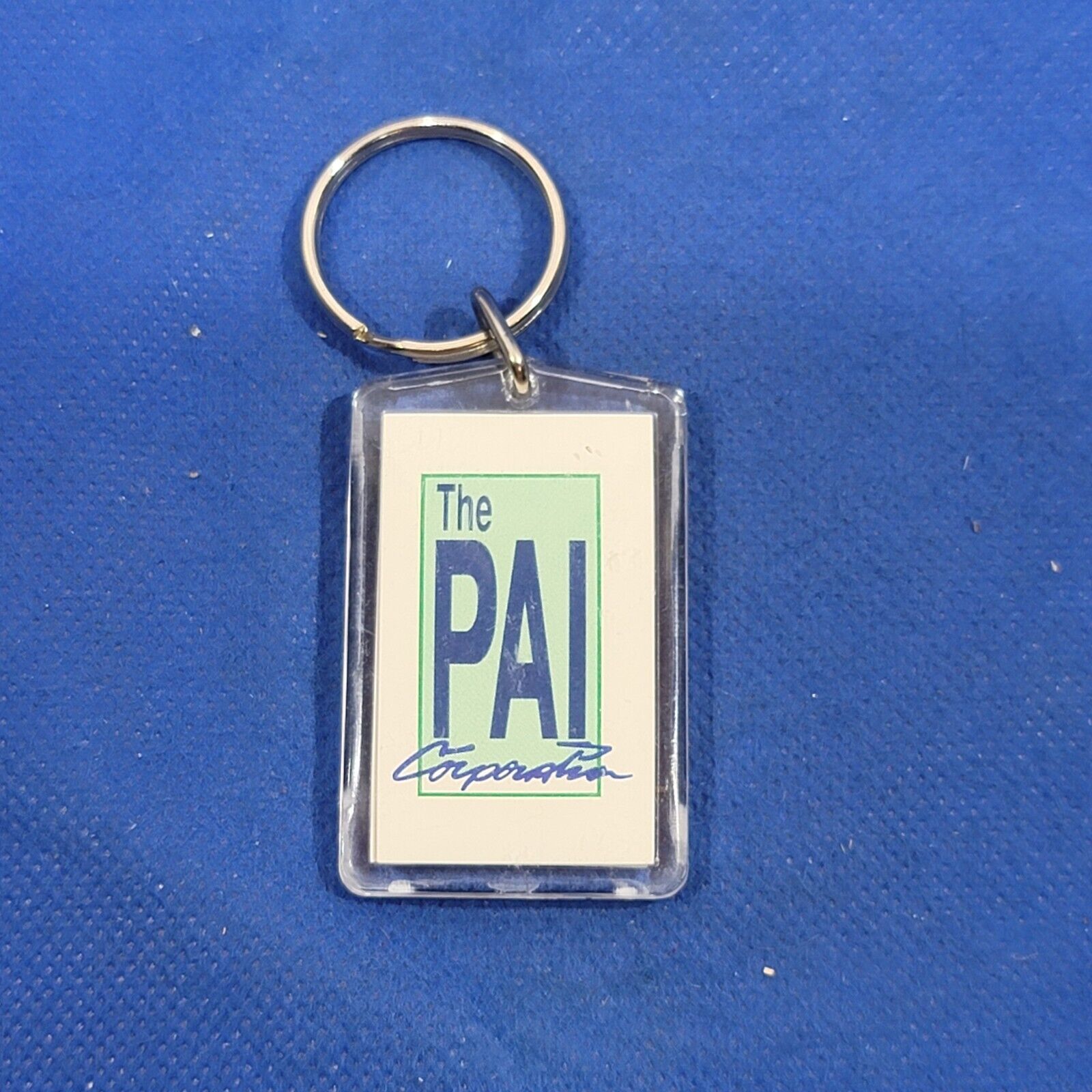 Vintage Keychain The PAI Collectable plastic Keyring