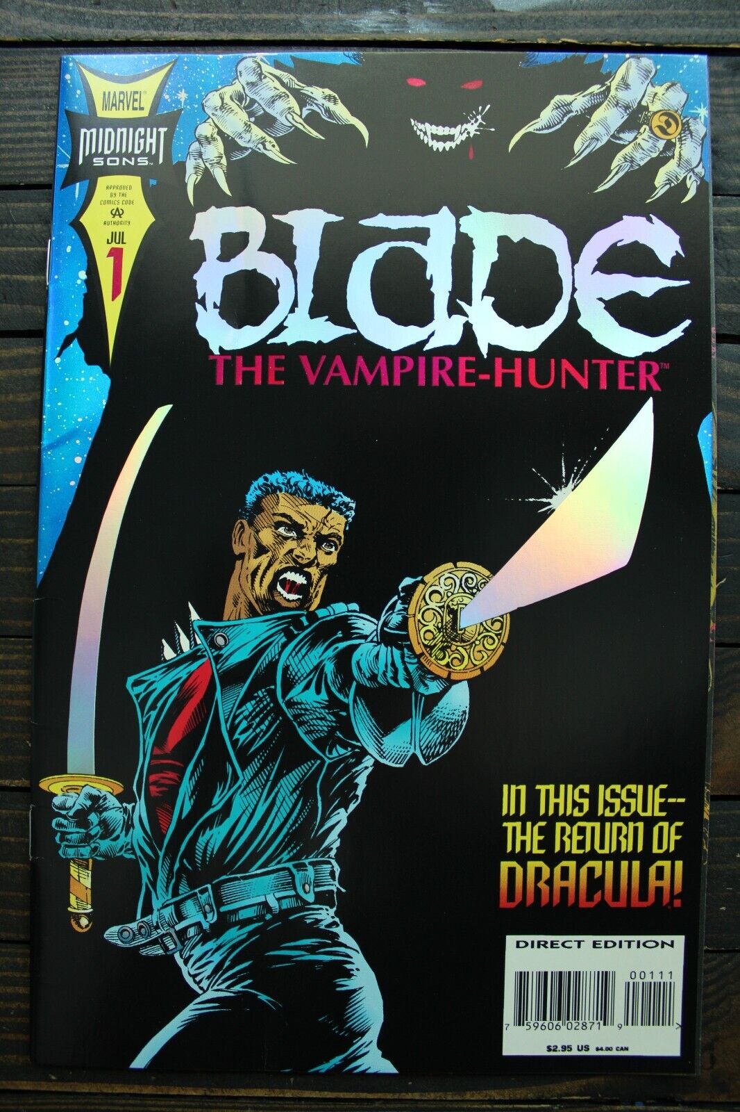 Blade: The Vampire Hunter #1 1st Solo Title, 1st Appearance Bible John