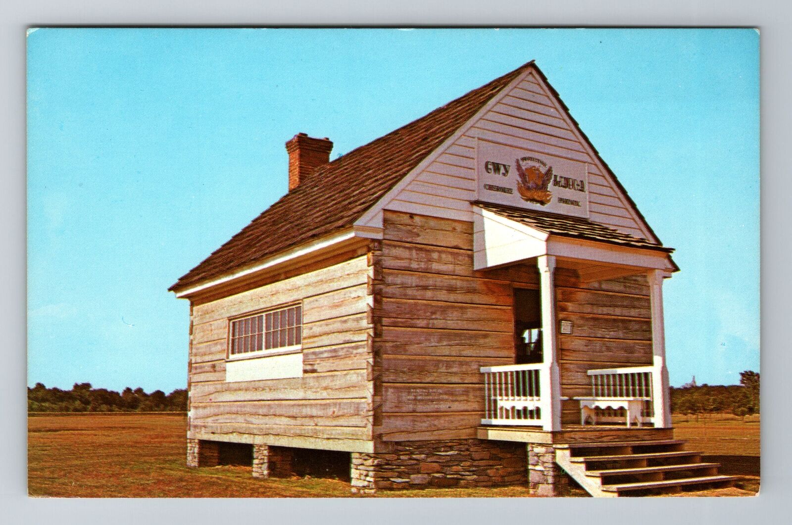 Calhoun GA-Georgia, Restoration Of The Printing Office Souvenir Vintage Postcard