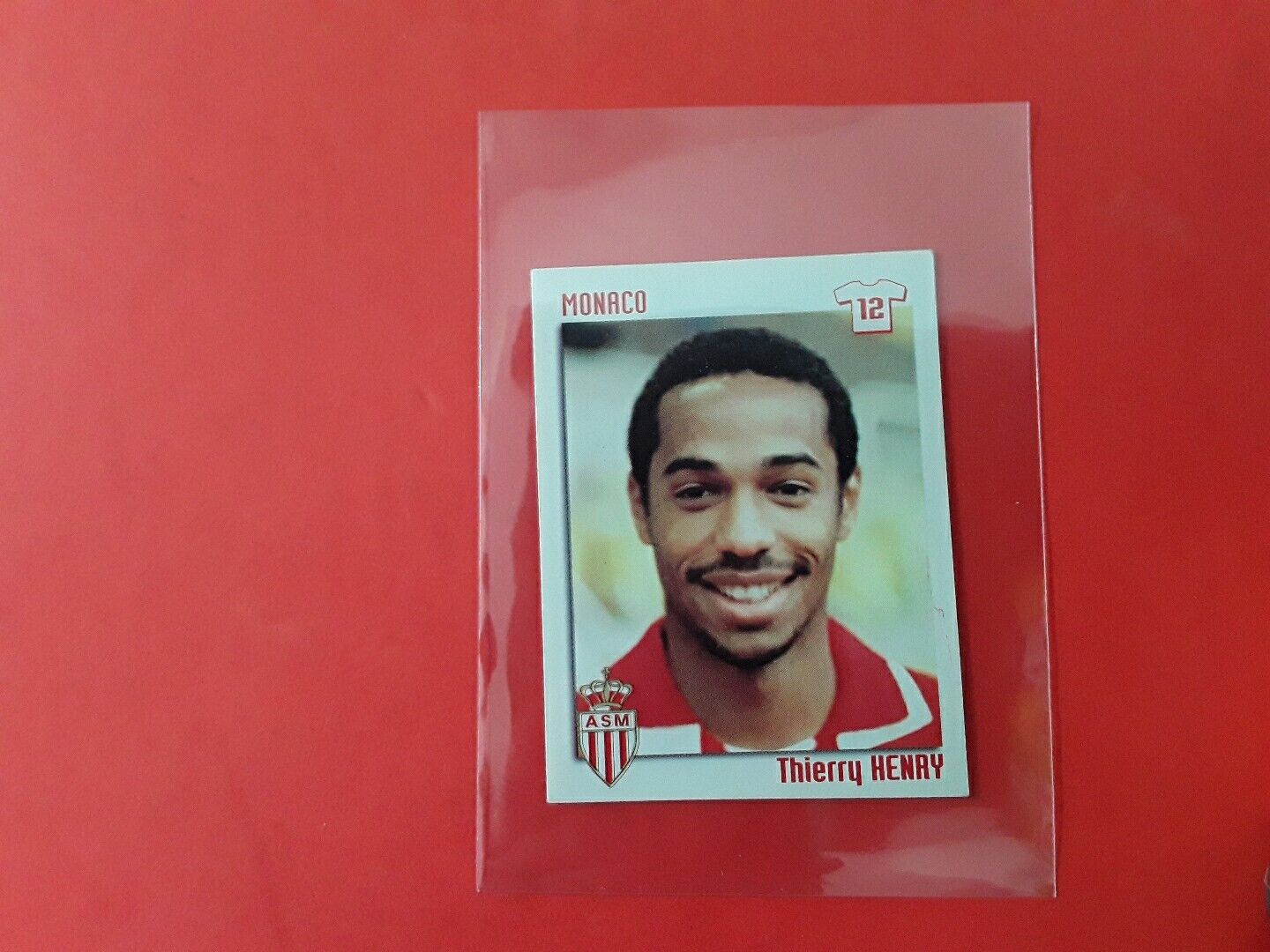 HENRY THIERRY PANINI FOOT 99 N°206 MONACO COLLECTION FRANCE
