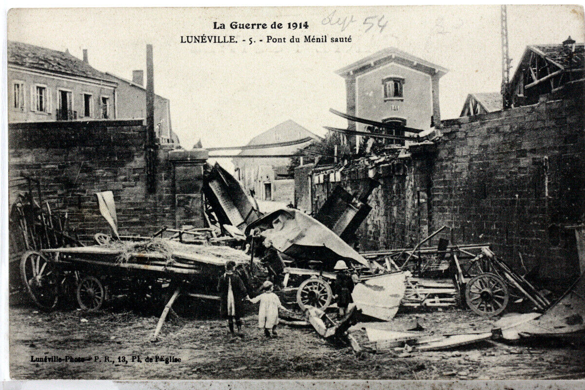 WW1 Lunéville CPA France Postcard 1904