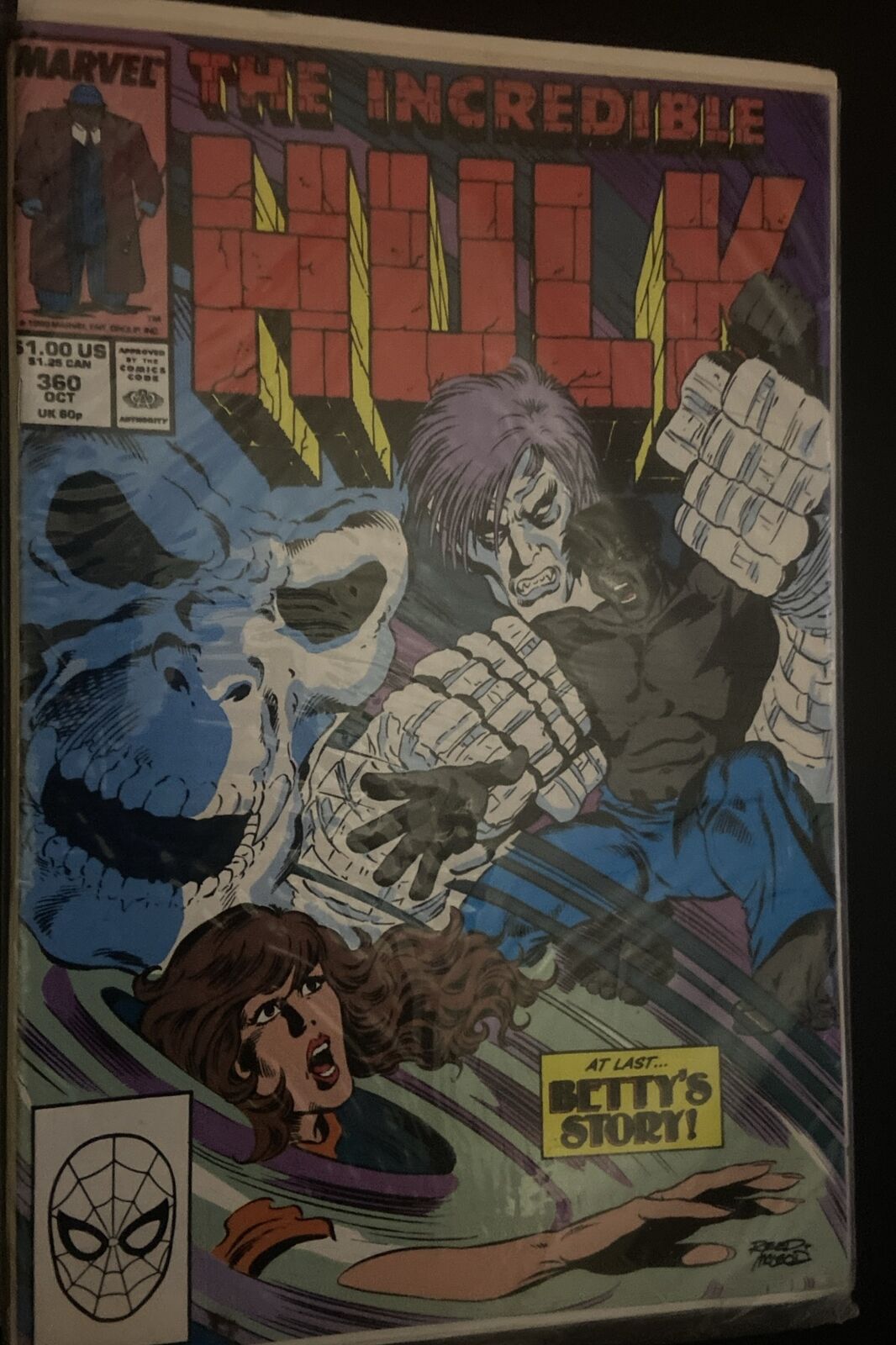 Marvel Comic Books: The Incredible Hulk #360 Oct 1989 & Incredible Hulk #183