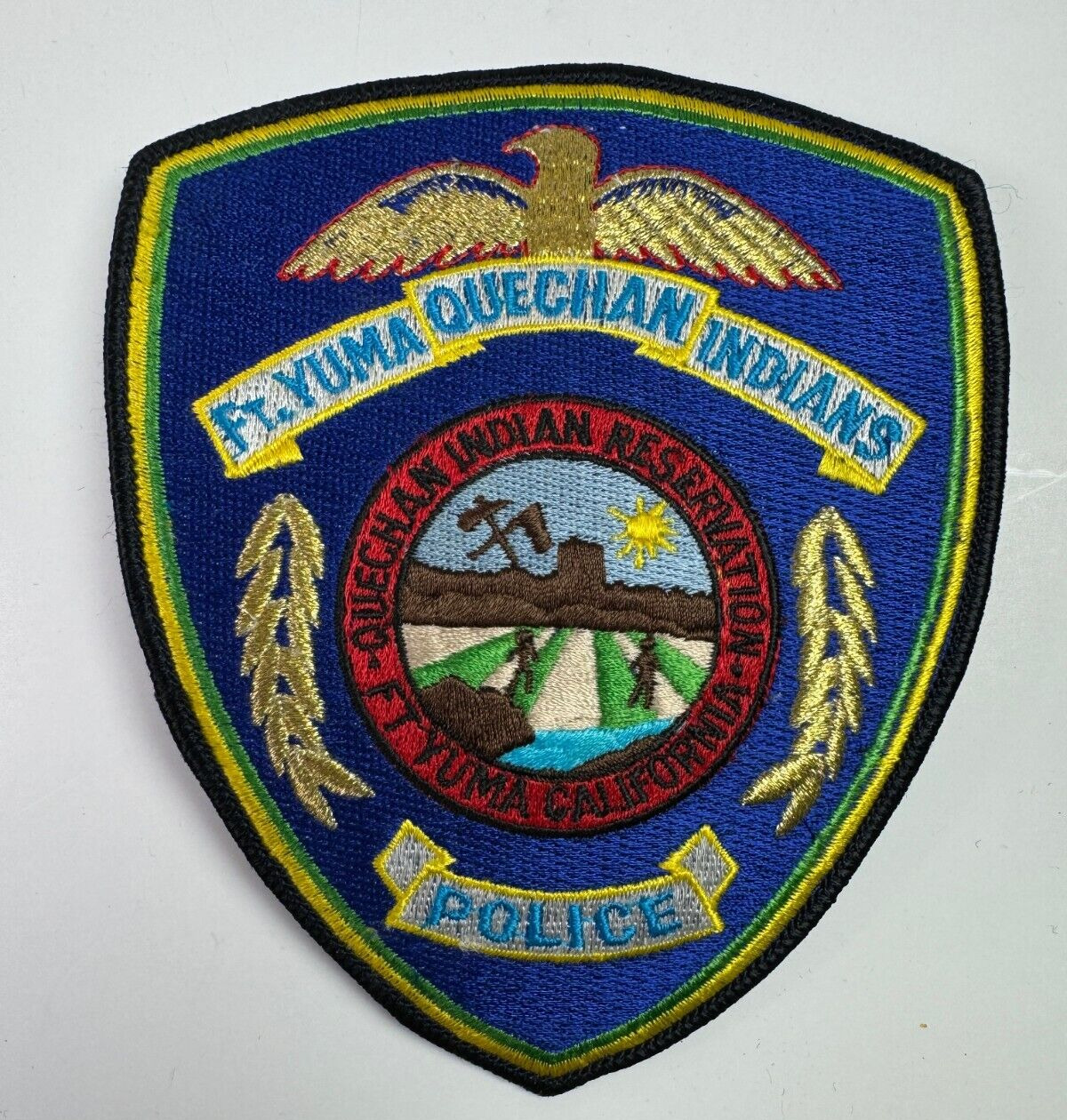 Ft Yuma Quechan Indians Police California Reservation Tribal CA Patch