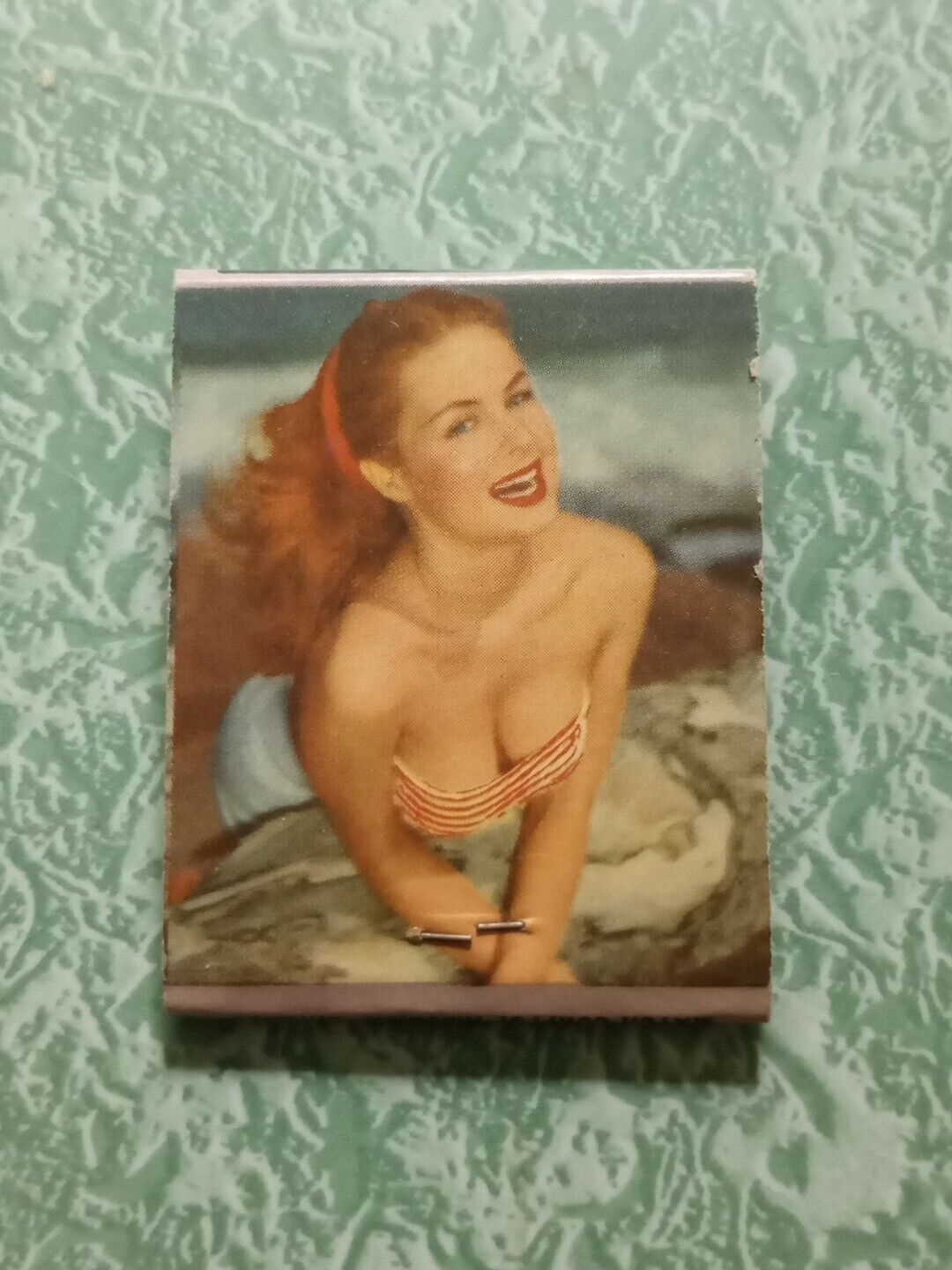 Vintage Matchbook Ephemera Collectible F41 Lima Ohio Susie Q Pinup Redhead