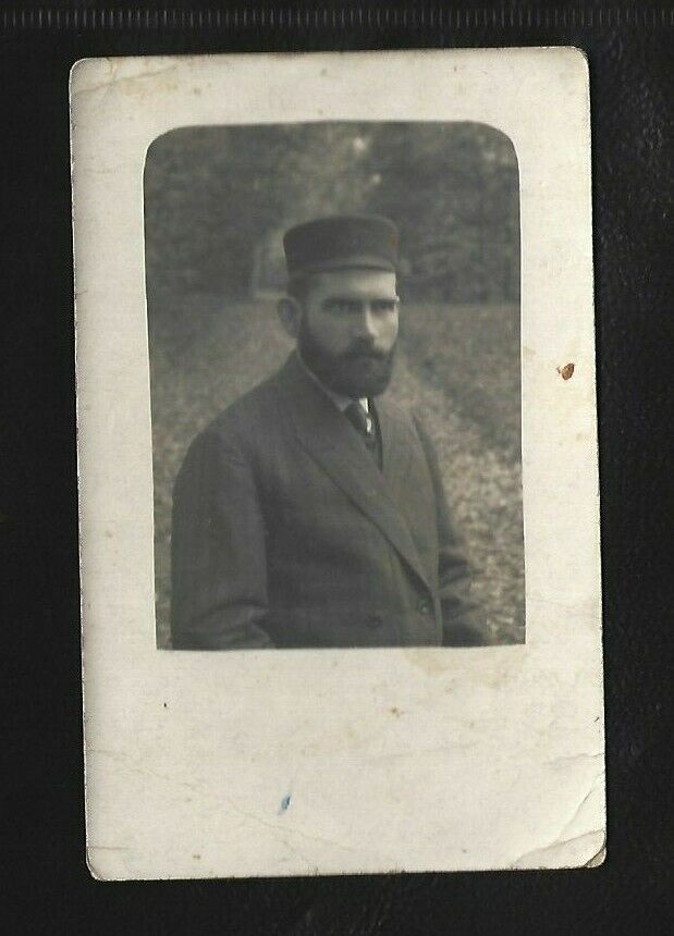 Jewish Judaica Antique Rabbi Photo Eastern Europe