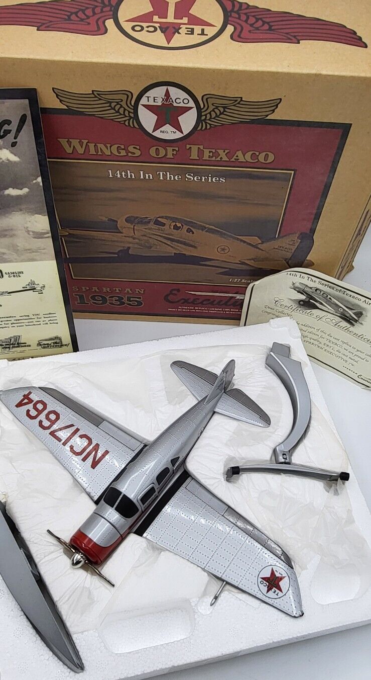 1935 Spartan Wings Of Texaco In Original Packing With Box