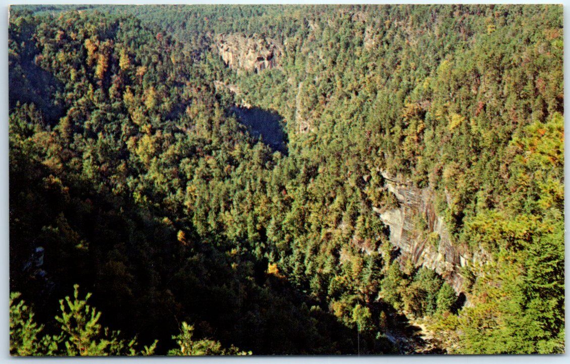 Postcard - A View of Tallulah Gorge from Tallulah Point in Northeast Georgia