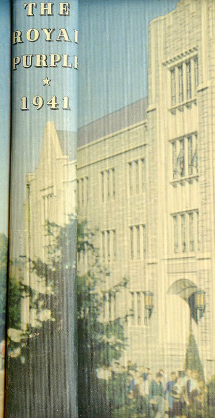 1941 Kansas State College Yearbook - Manhattan, Kansas - Nice Condition