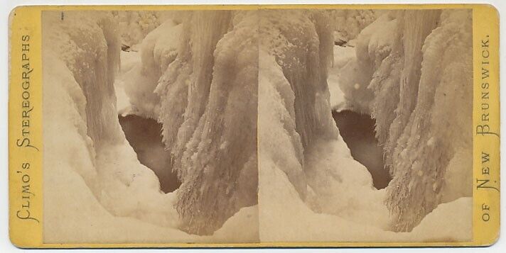 CANADA SV - New Brunswick - Clifton Ice - Climo 1870s