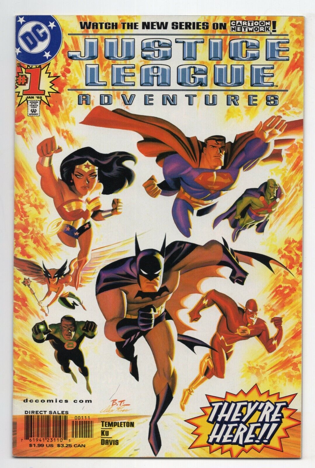 Justice League Adventures #1 NM- First Print Ty Templeton Min S. Ku